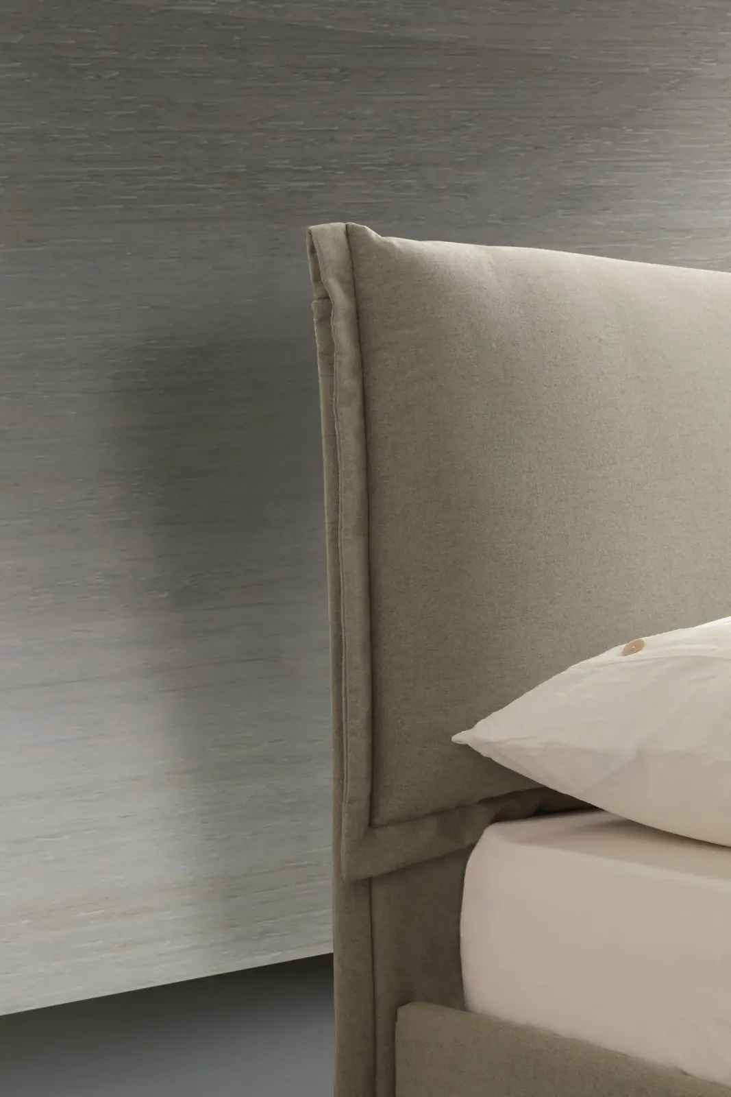 Letto Asia, letto imbottito moderno, made in Italy – foto 5