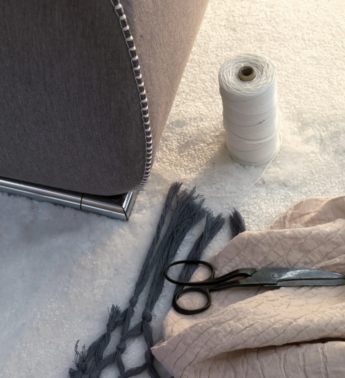 Letto Corinne, letto matrimoniale imbottito con contenitore, su misura, made in Italy – foto 4