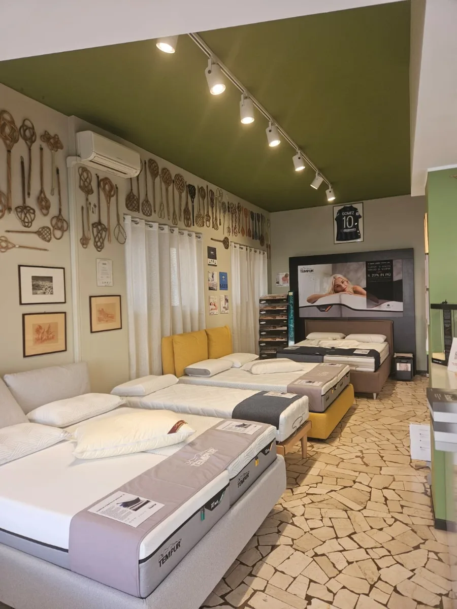 Il negozio Centro del Materasso 2 a Bergamo, rivenditore autorizzato Zefiro