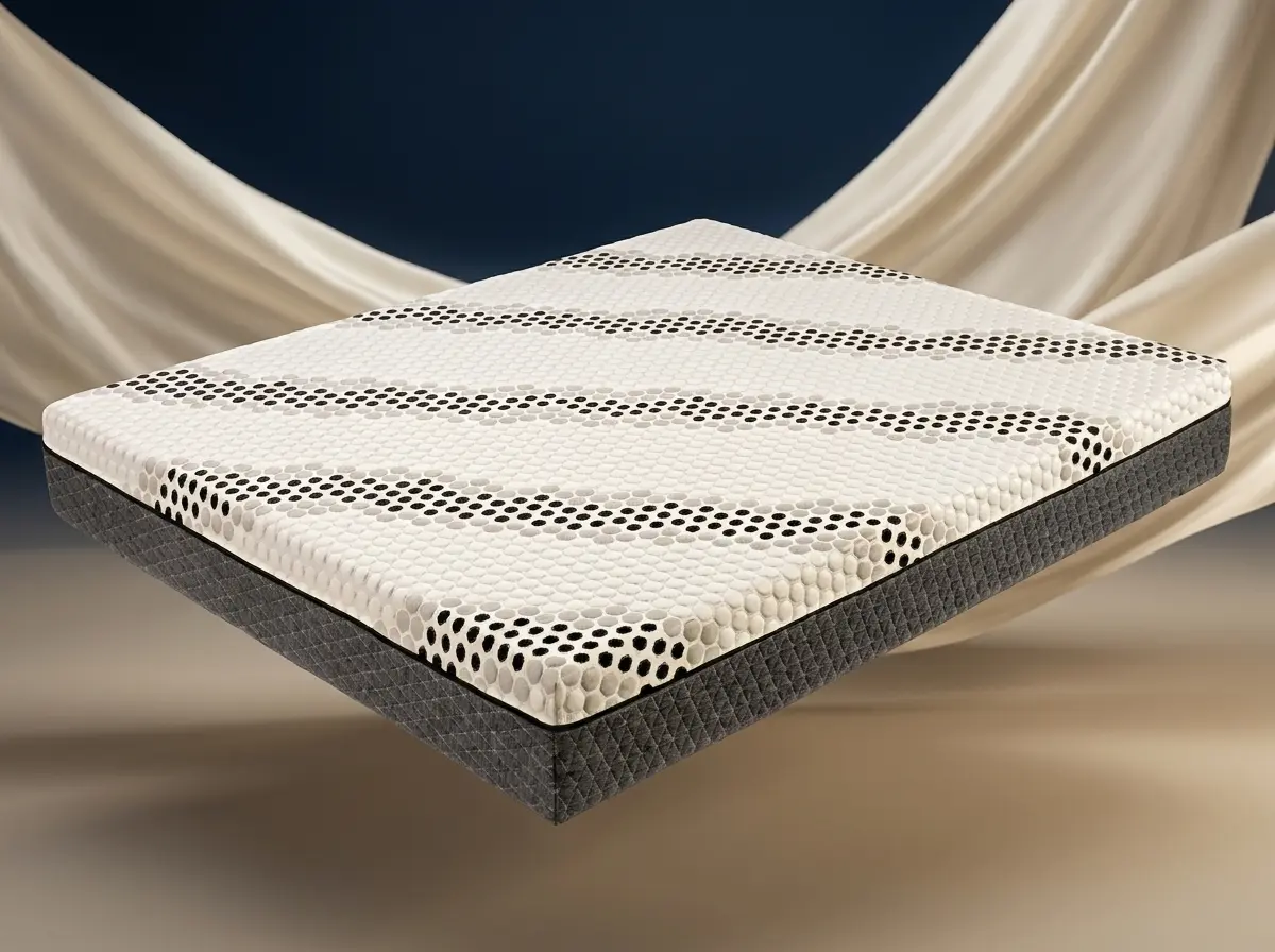 Zefiro Energy, materasso in memory foam a 4 strati, medio rigido, made in Italy